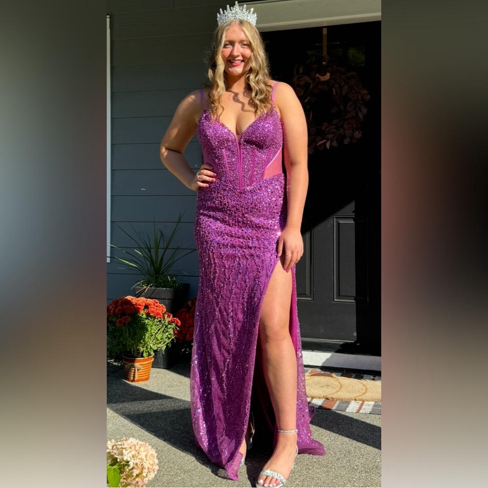 Elegant Purple Prom Dress